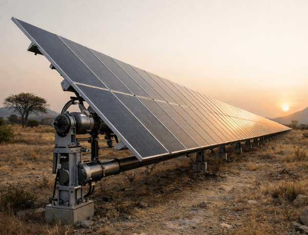 MMEPL Single Axis Solar Tracking System